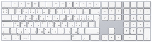 Клавиатура Apple Magic Keyboard с цифровой панелью Серебристая