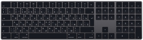 Клавиатура Apple Magic Keyboard с цифровой панелью "Серый космос"